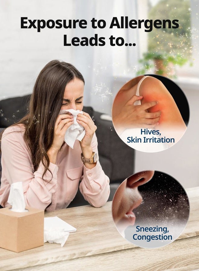 COWAY AP-1512HH & 200M Air Purifier Filter Replacement, Allergen Filter Pack, 2 Allergen Deodorization Filters and 1 True HEPA Filter, 1 Pack, Green - Image 2